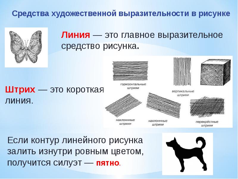 Средства рисования. Выразительные средства рисунка. Главное выразительное средство рисунка –. Штрих. Что является средство рисунка.