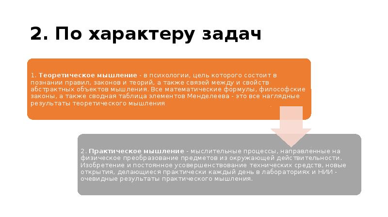 2. По характеру задач