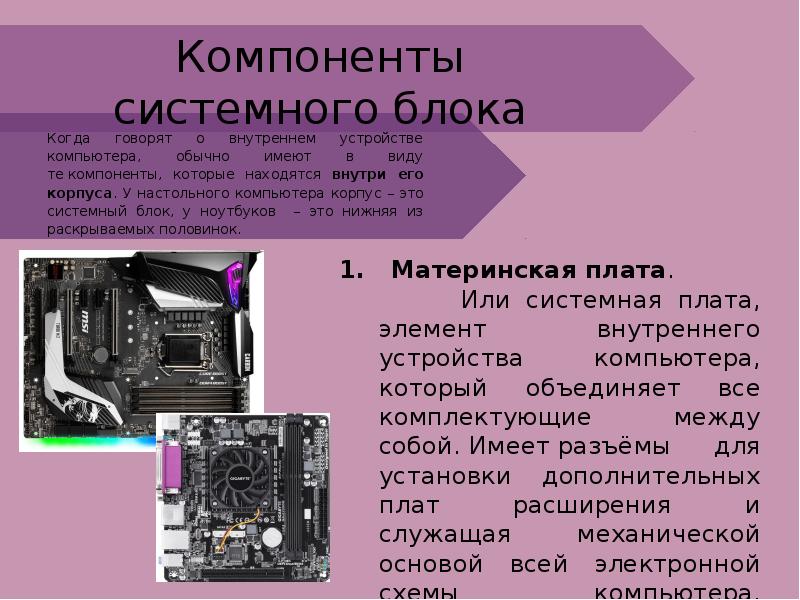 Из чего состоит компьютерная презентация