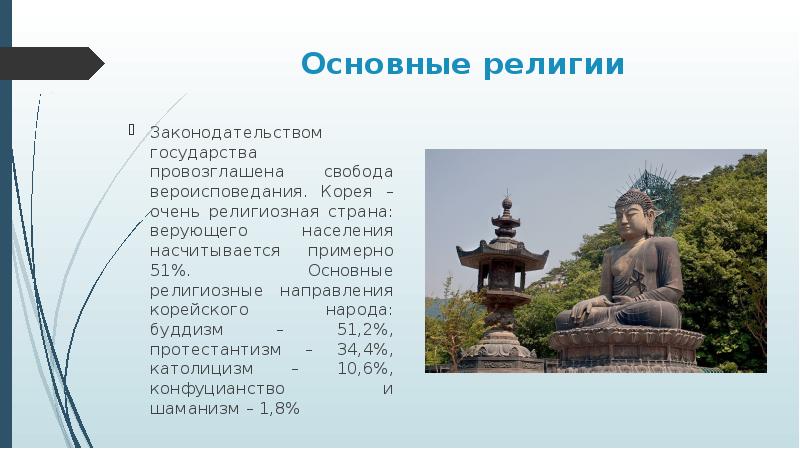 Культура кореи презентация