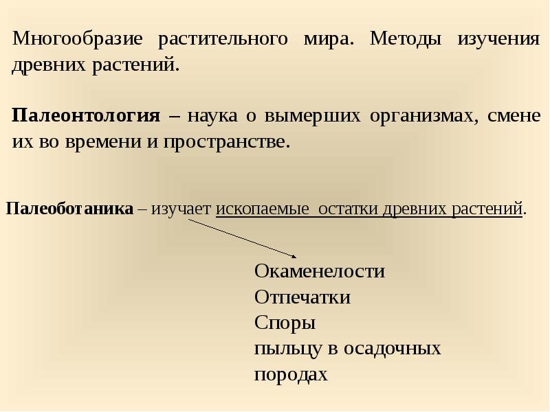 Происхождение растений