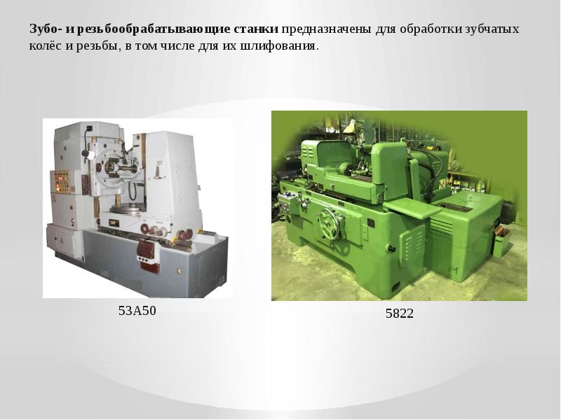 Резьбообрабатывающие станки презентация
