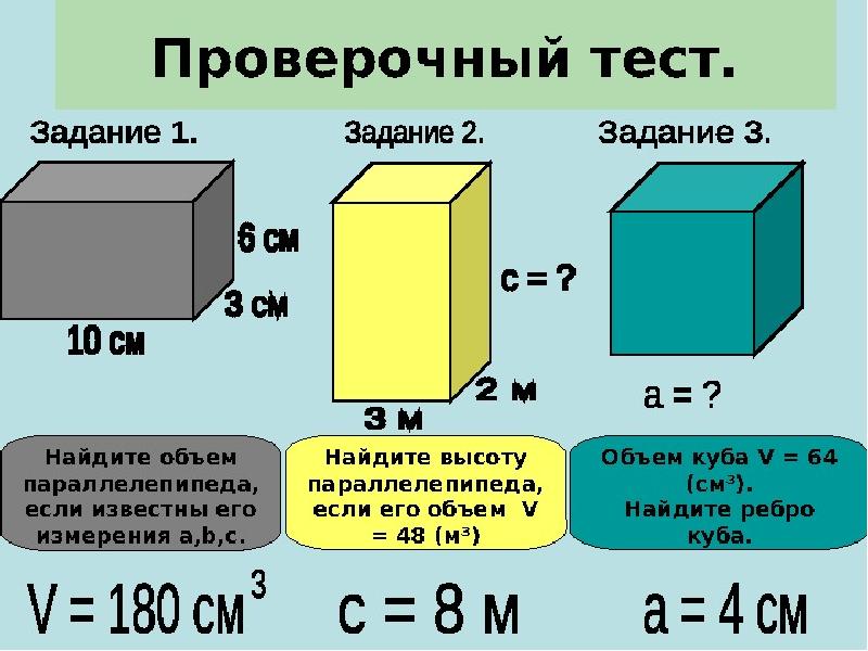 Объем 5 класс презентация мерзляк - 98 фото