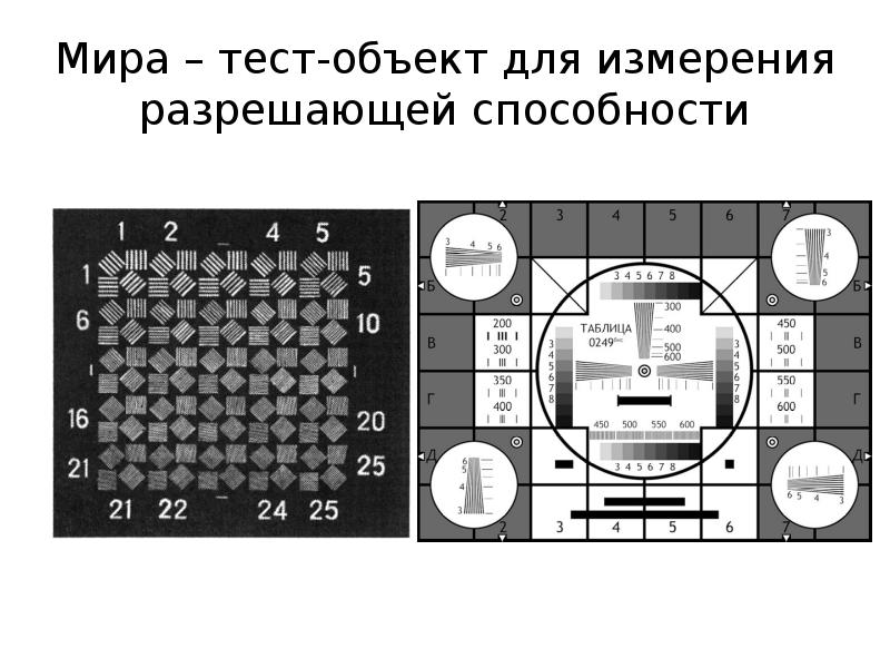 Физические тест объекты