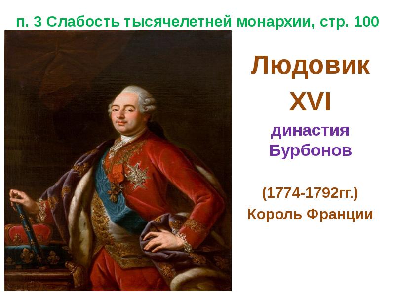 Франция при старом порядке 8 класс презентация