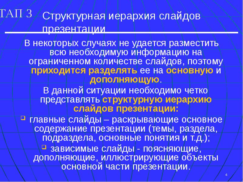 Среднее количество слайдов в презентации