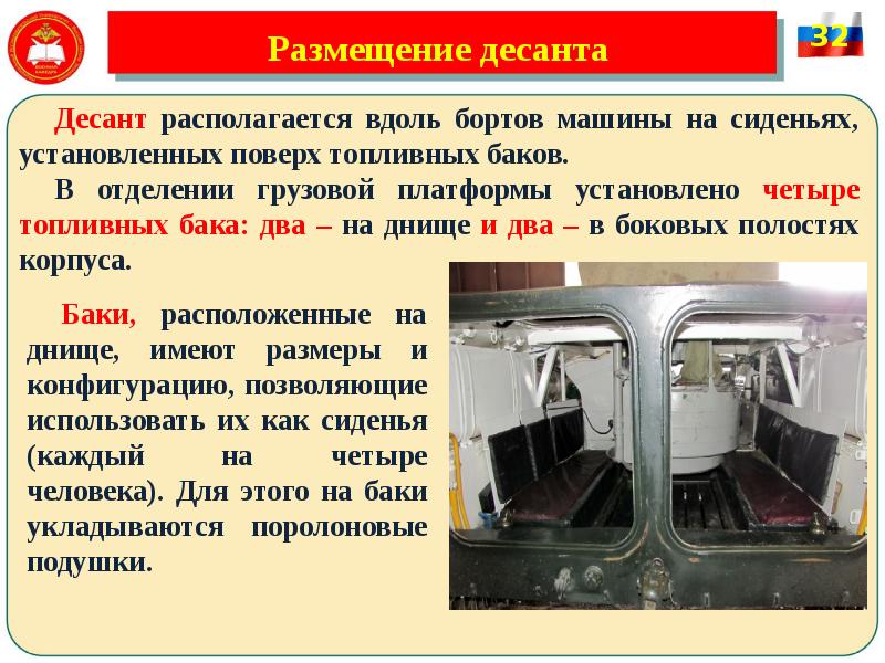 Размещение десанта