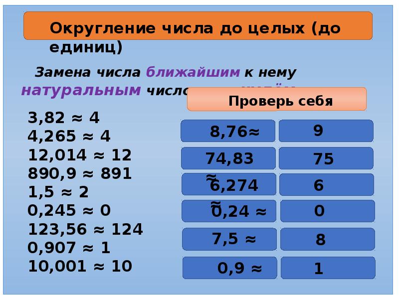 Найдите десятичное приближение