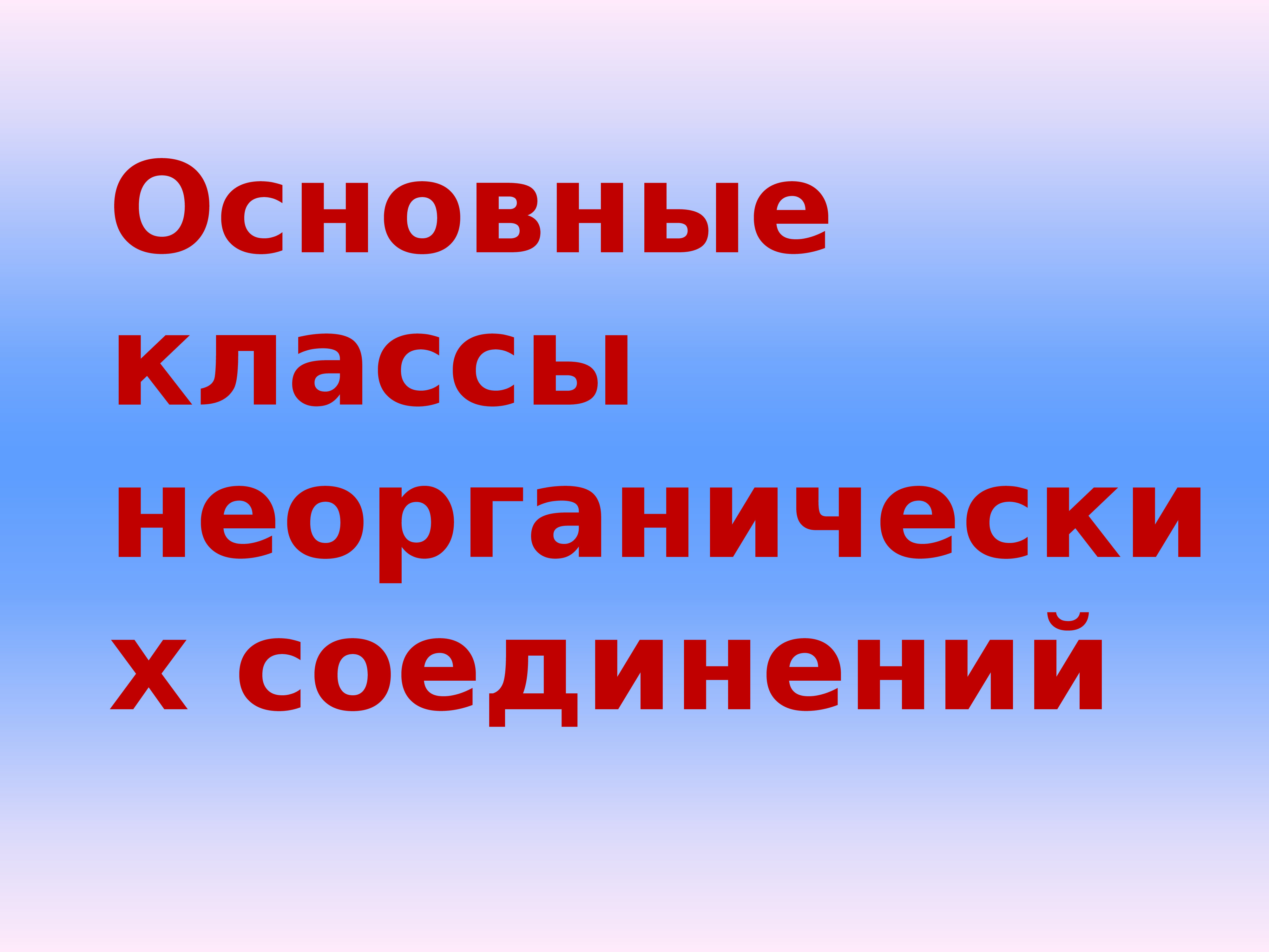 Основные классы презентаций. В классе важно.