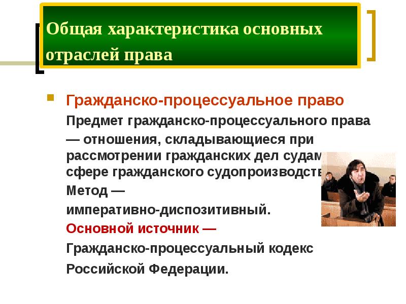 Гражданско процессуальное право презентация 11 класс