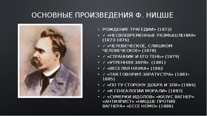 Презентация про ницше