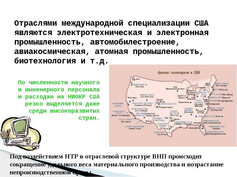 Промышленность сша презентация