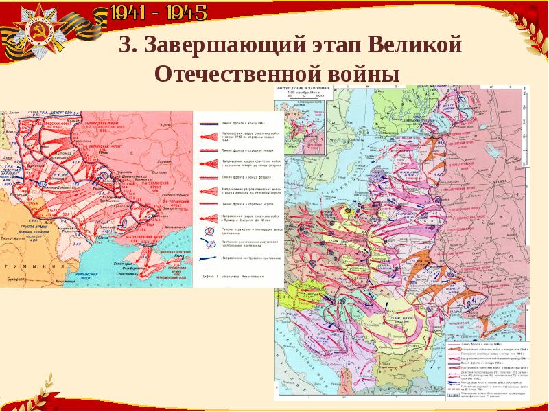 Презентация завершающий этап великой отечественной войны 10 класс