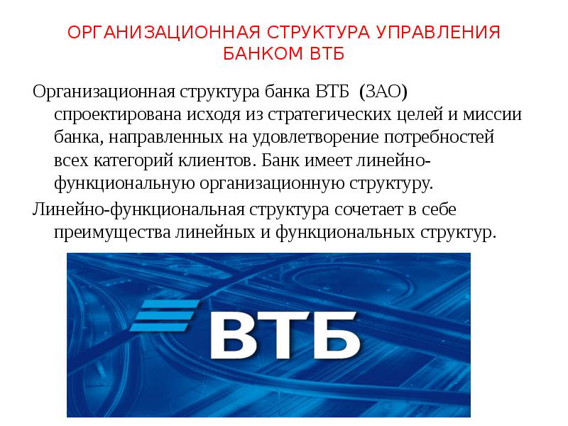 Презентация про втб