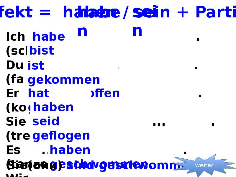 Horizonte 6 ferien презентация