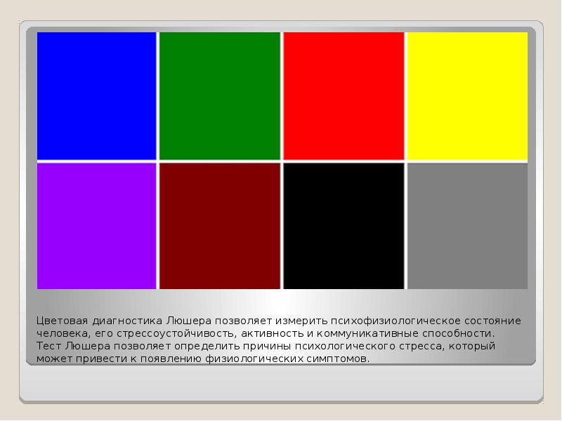 Цветовой тест Люшера — Psylab.info