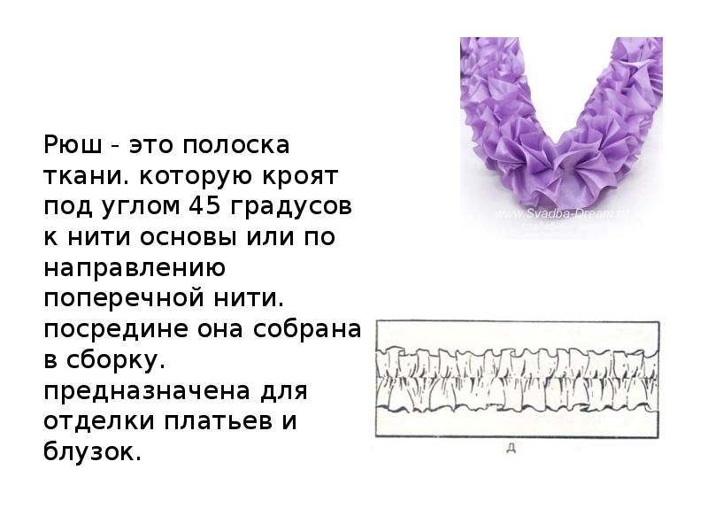 Поперечная нить в ткани