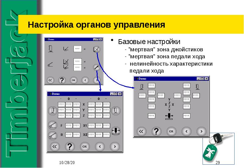 Базовые управления. Настройка мертвых зон джойстика. Мертвая зона джойстика. Базовые настройки. Программа управления активной зоной.