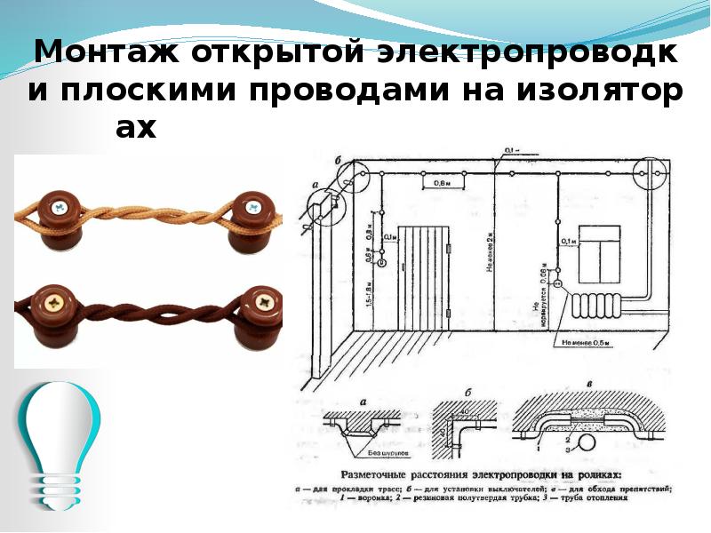 Обзор в схемах монтажа проводов