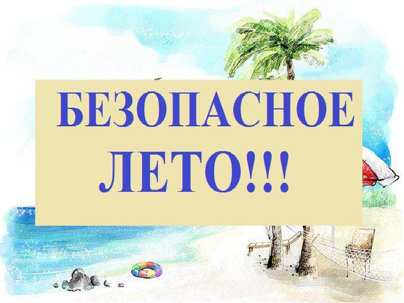 Проект безопасное лето