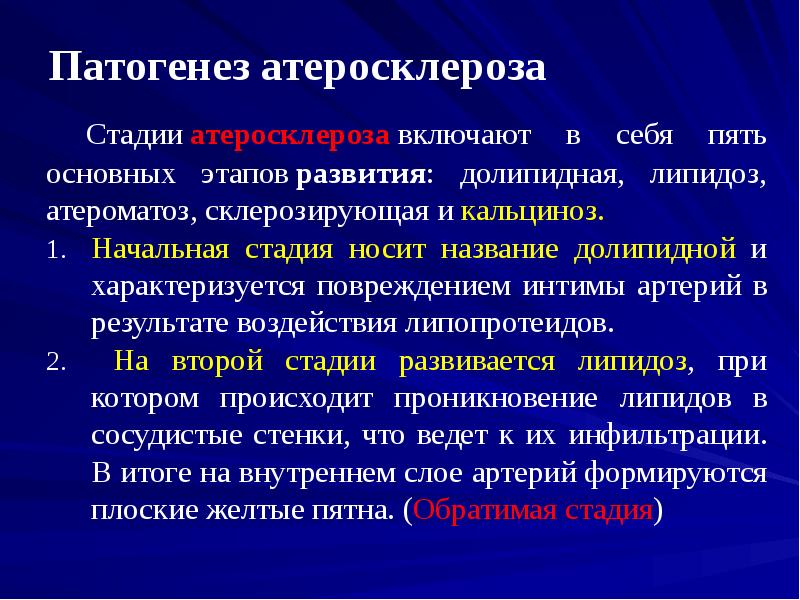 При атеросклерозе поражаются в первую очередь следующие слои сосудистой стенки