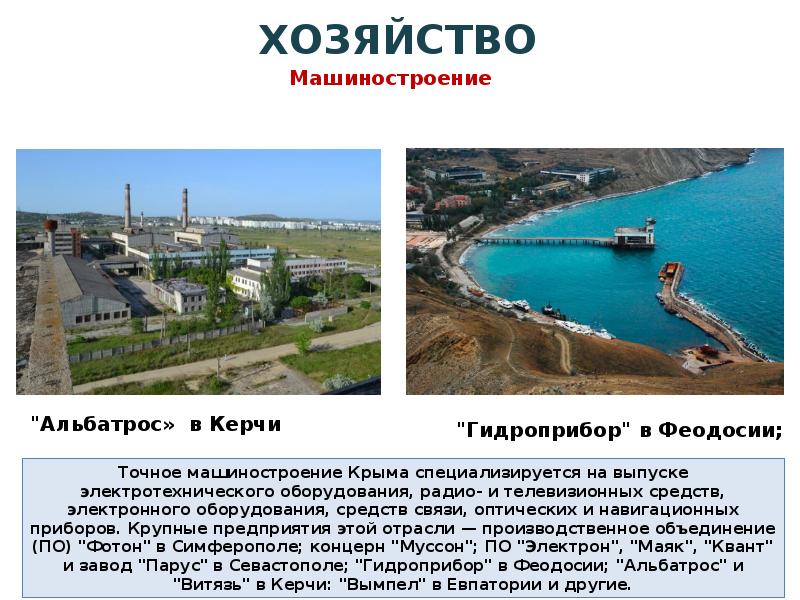 Экономика крыма 3 класс окружающий мир