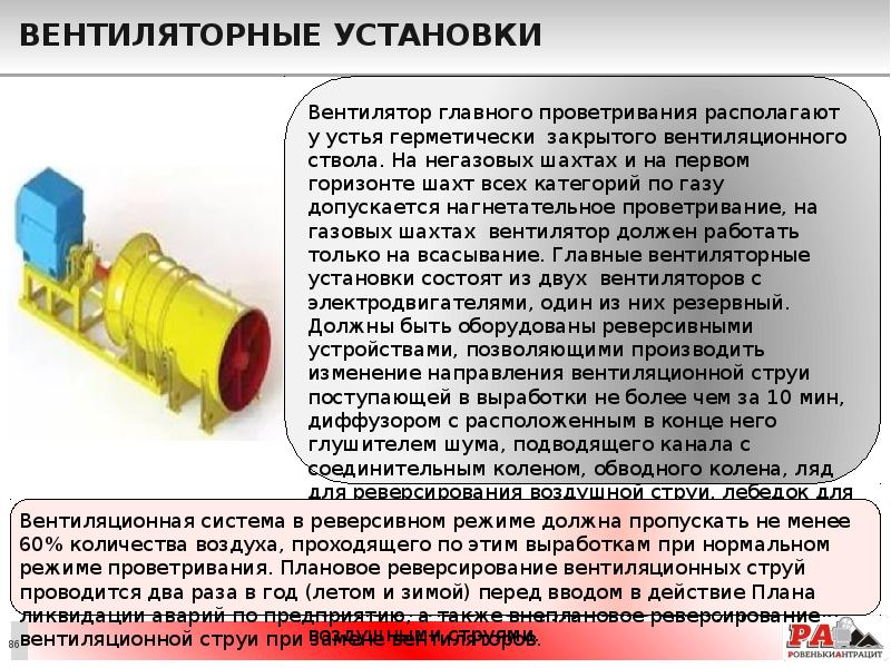 Вентиляторные установки