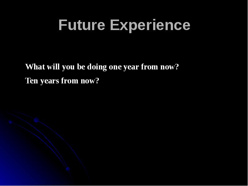 Future Experience Future Experience