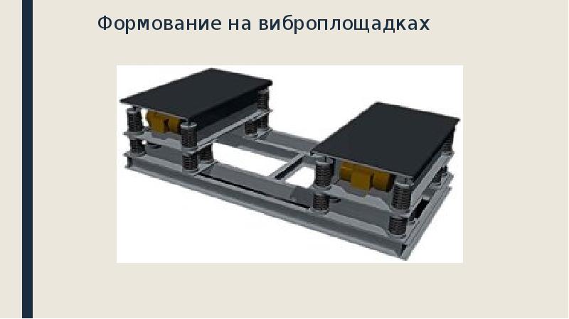 Формование на виброплощадках
Формование на виброплощадках Формование на виброплощадках
Формование на виброплощадках