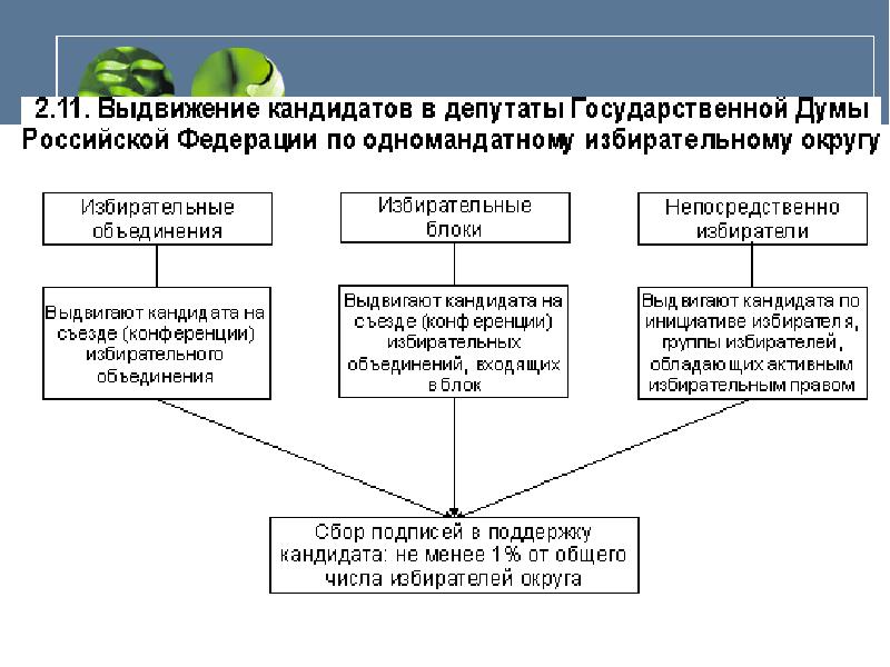 Избирательный процесс 10 класс презентация