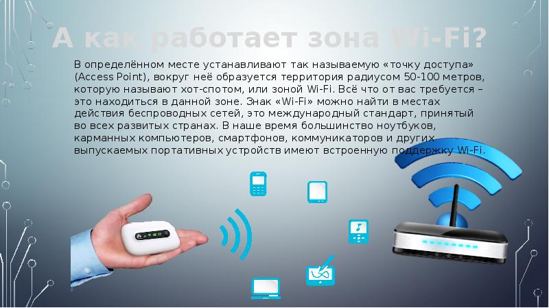 Wi fi презентация