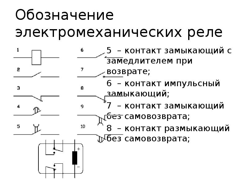 Контакт на схеме