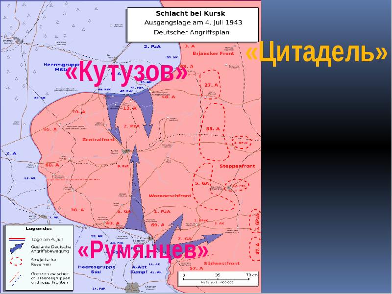 План кутузов курская битва