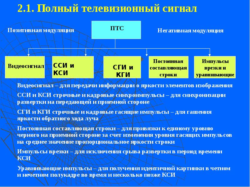2.1. Полный телевизионный сигнал