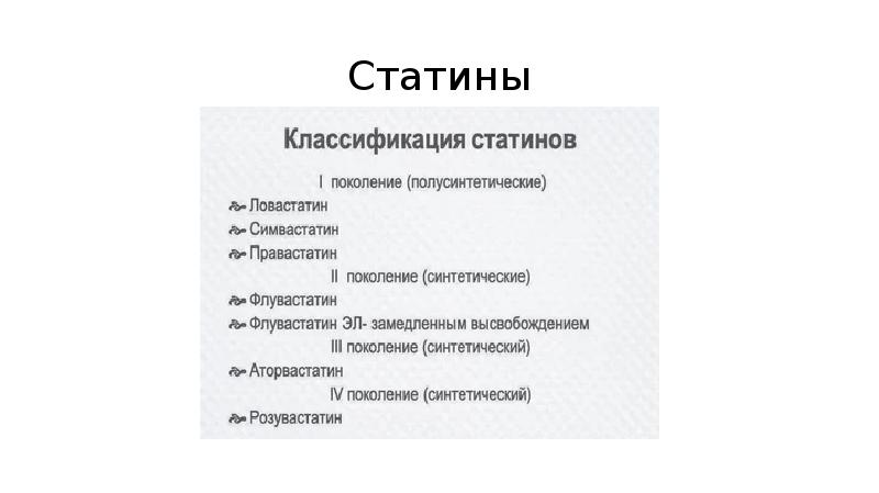 Статины домашние. Классификация статинов. Статины.