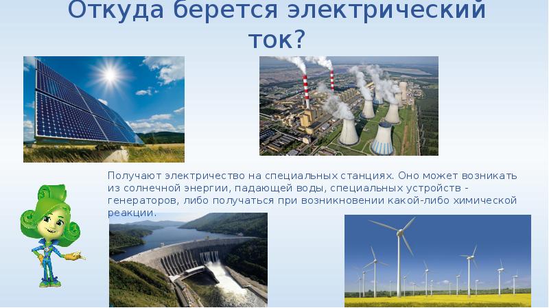 Откуда берется электрический ток? Откуда берется электрический ток?