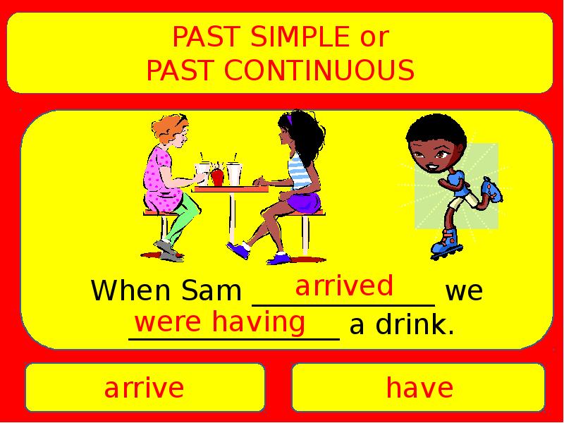 Past simple past continuous презентация 7 класс