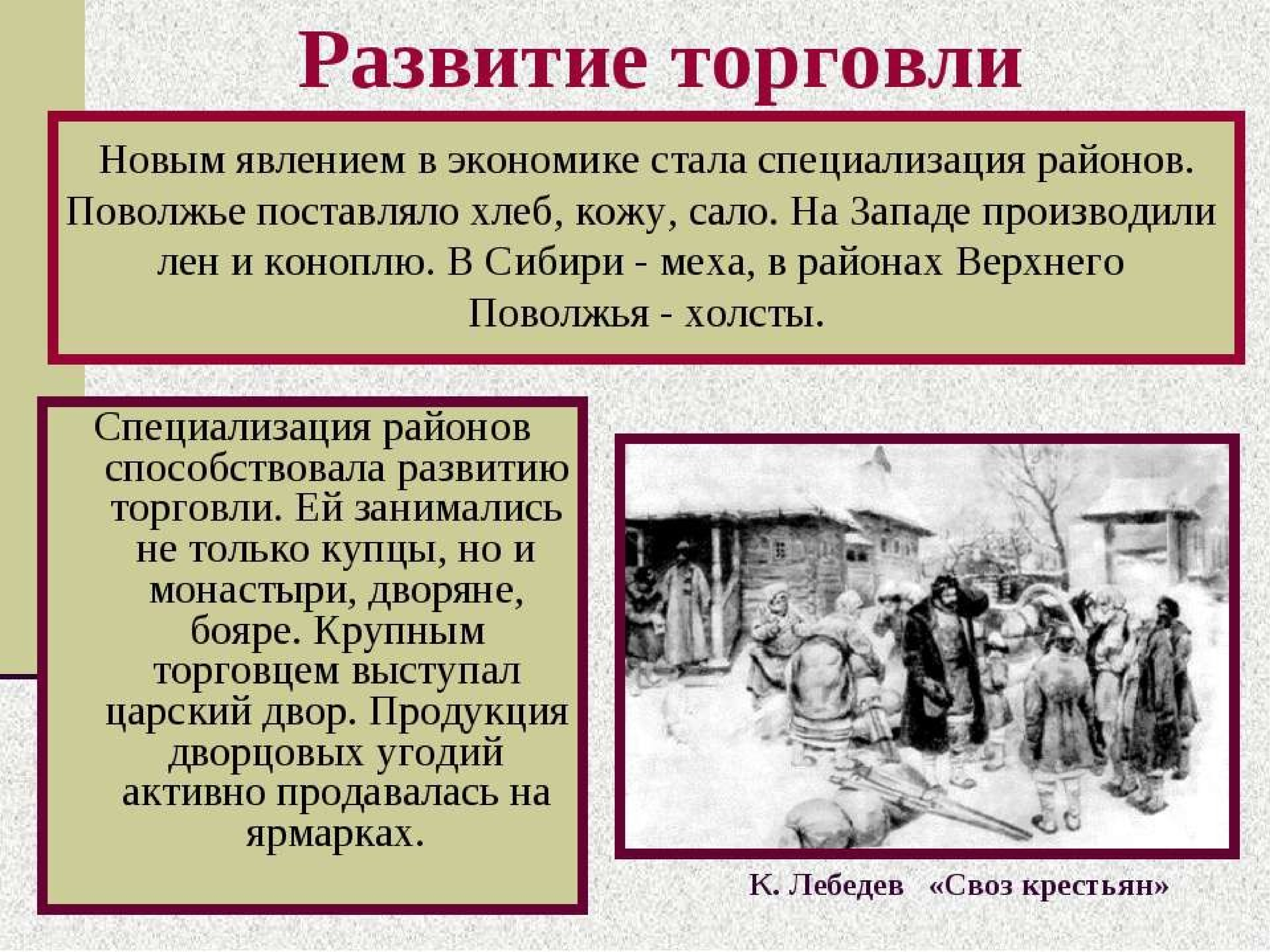 Развитие торговли. Возникновение торговли. История развития торговли. План торговли в 16 17 веках в России.