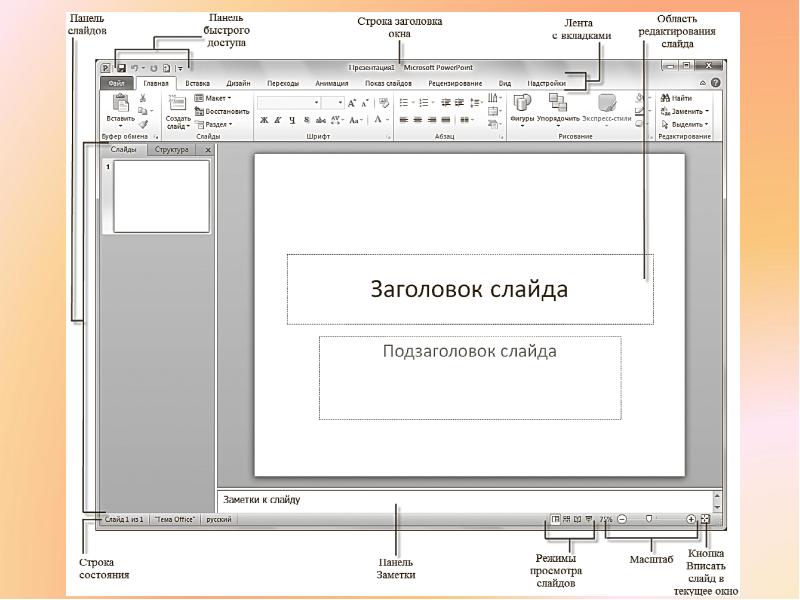 Майкрософт презентация 2010