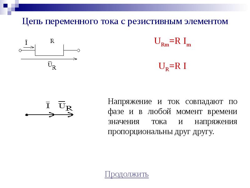 Элементы цепи тока. Резистивный элемент в цепи переменного тока. Связь тока и напряжения на резистивном элементе. Электрическая цепь переменного тока с резистивным элементом. Резистивные элементы в цепи переменного.