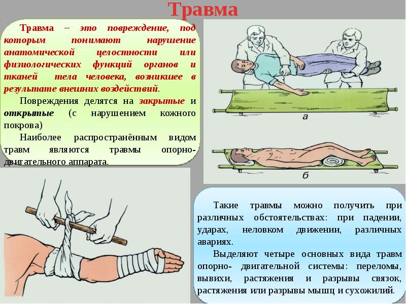 Презентация первая медицинская помощь при несчастных случаях