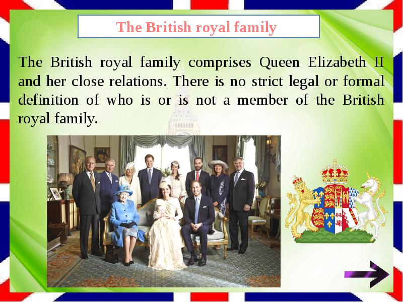 The royal family презентация на английском