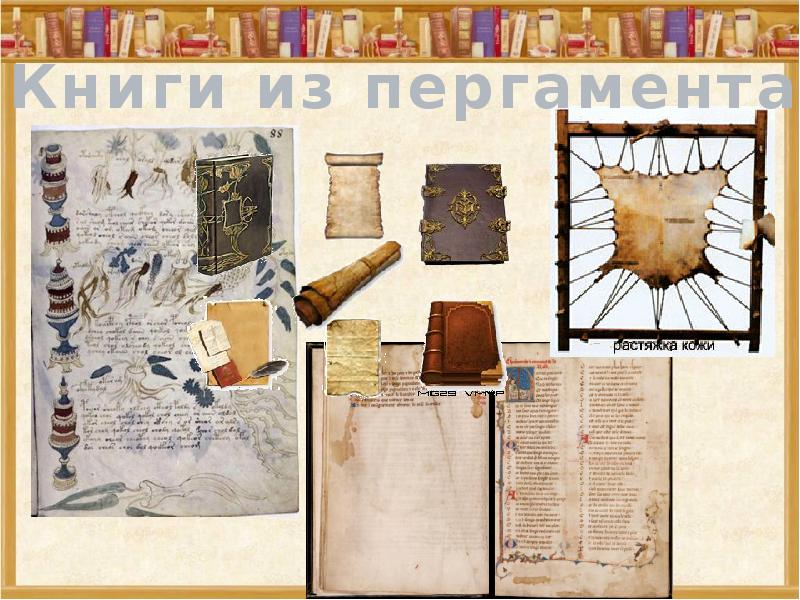 История книг презентация