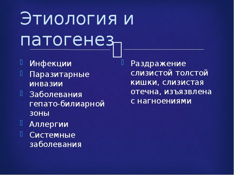 Презентация на тему энтериты и колиты