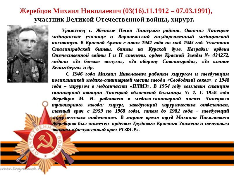 Проект герой отечественной войны 1941 1945