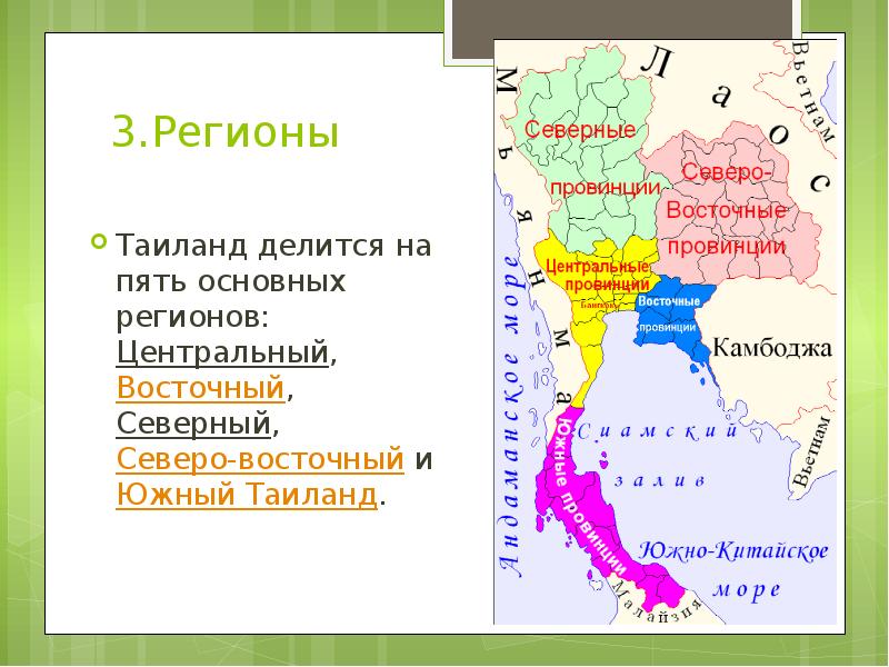 Презентация на тему таиланд по географии