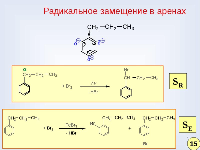 Химия схема замещения