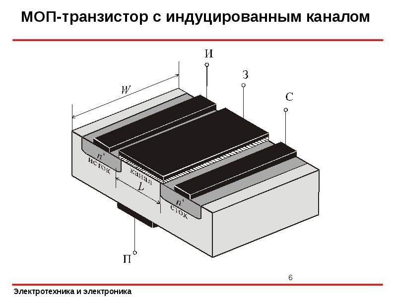 Схема моп транзистора