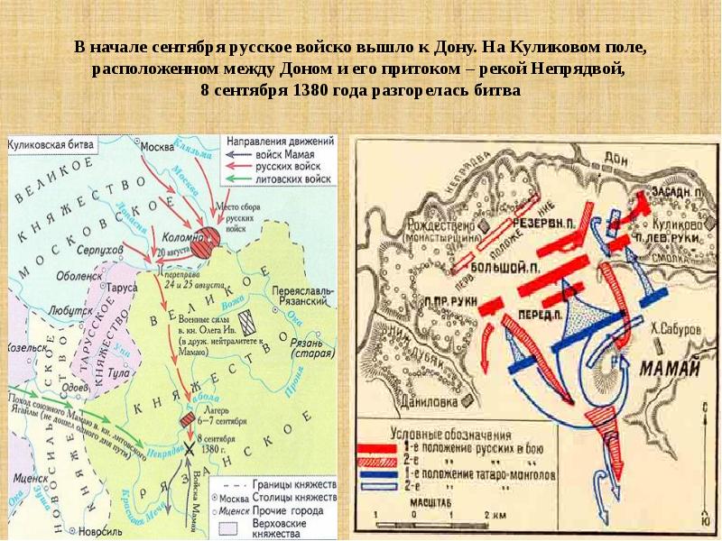 Дон непрядва карта