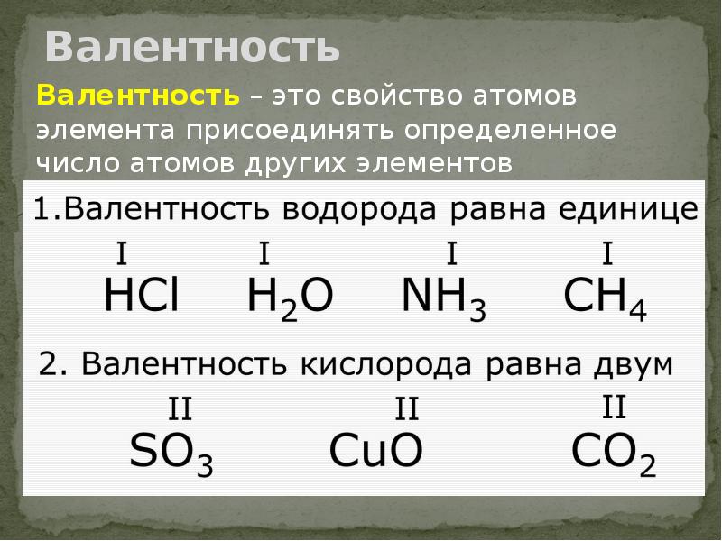 Реферат: Валентность